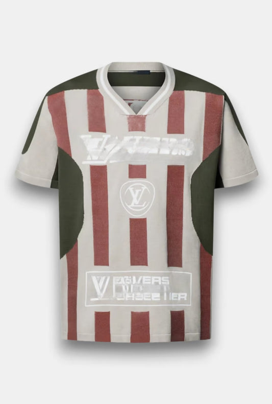 V.Neck Graphic Intarsia
