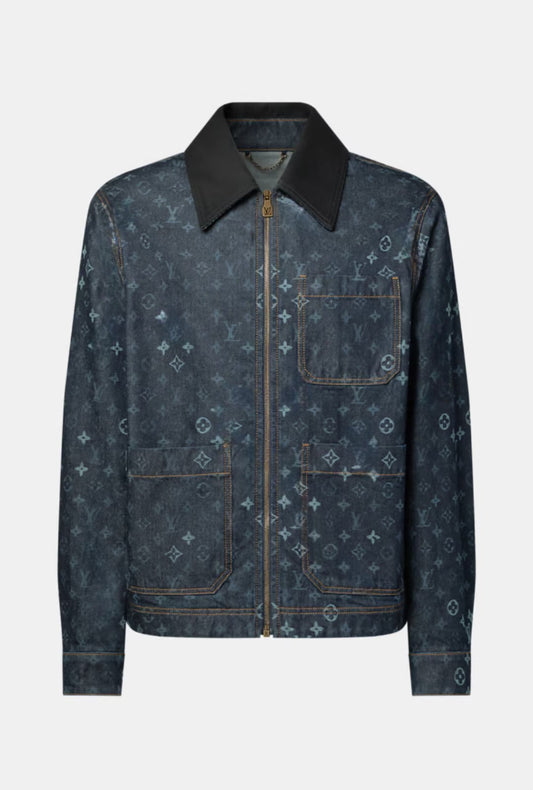 Monogram Denim Workwear Jacket