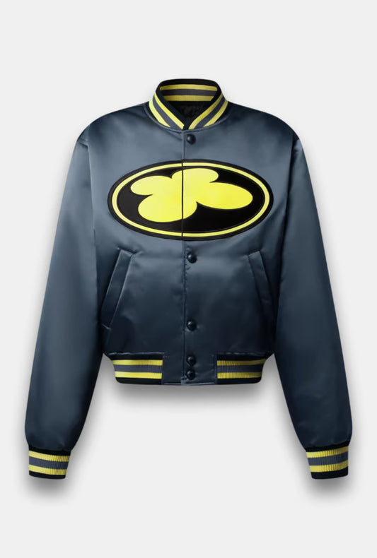 Satin Baseball Blouson