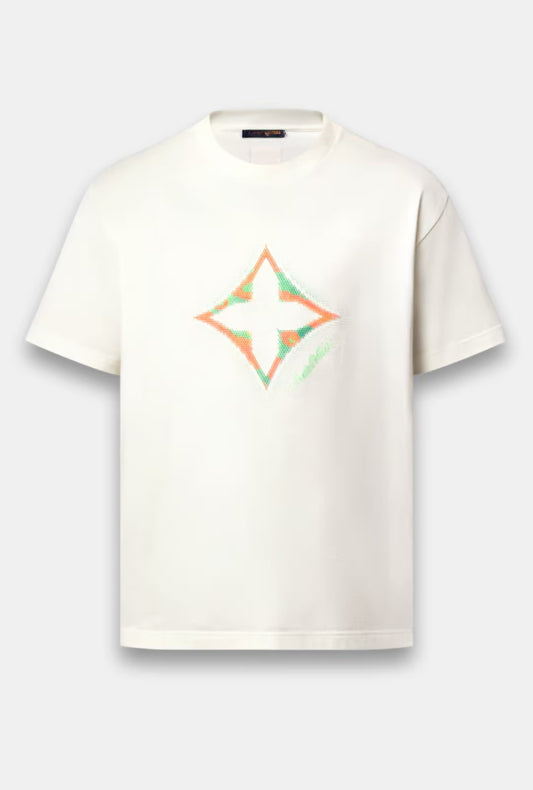 Monogram Flower 3D Tee