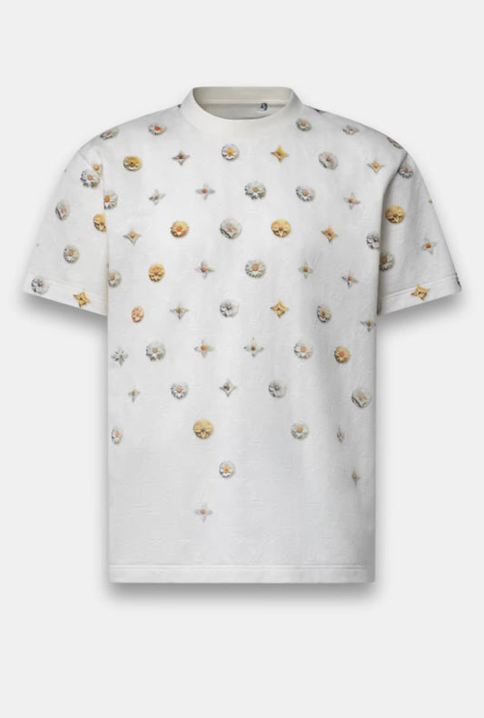 Overprinted Monogram Jacquard Tee