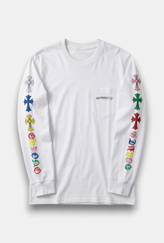 Multi Color Cross Longsleeve