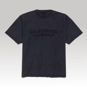 Inside-out T-shirt Medium Fit Black