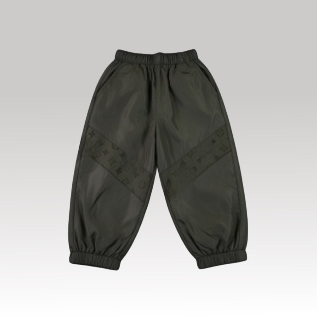 Kids Monogram Nylon Jogger Pants