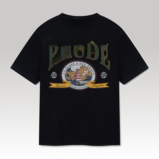 Monaco Regatta Tee Black