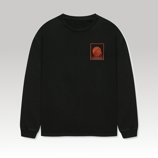 Moonlight Badge Longsleeve Tee Black