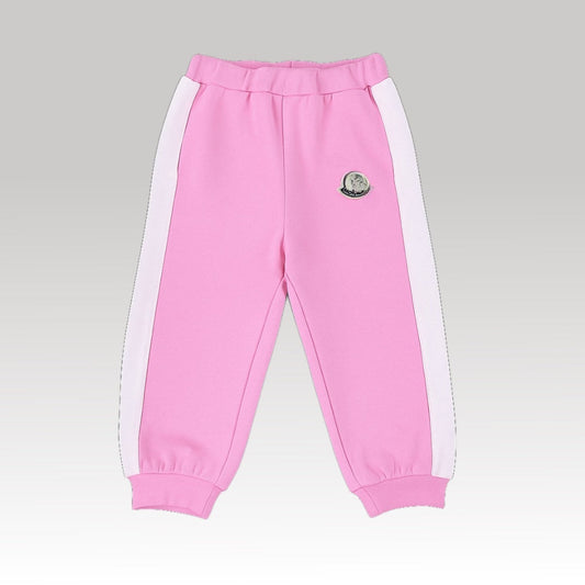 Kids Pink Zip Up Pants