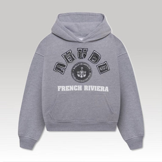 French Riviera Hoodie Gray