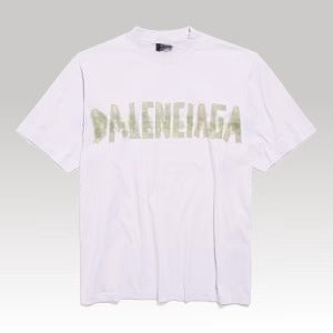Tape Type T-shirt Medium Fit White