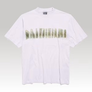 Tape Type T-shirt Medium Fit Cream