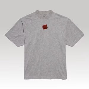 Taped Balenciaga Back T-shirt Medium Fit Gray