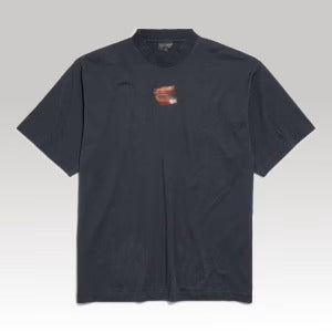 Taped Balenciaga Back T-shirt Medium Fit Black