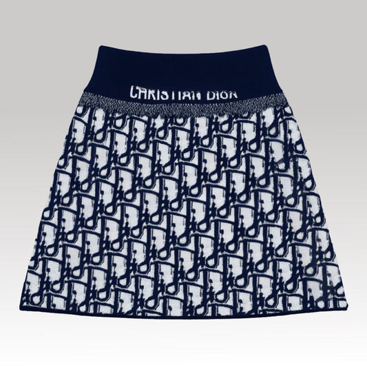 Kids Oblique Knit Skirt